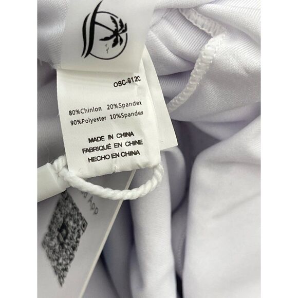 CUPSHE Rust & White Striped One-Piece Wrap Swimsuit Size XXL NWT - Picture 10 of 11